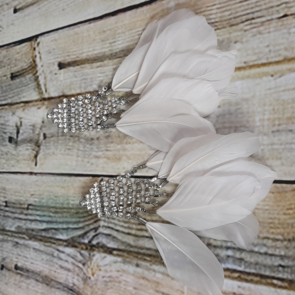 Feather earings